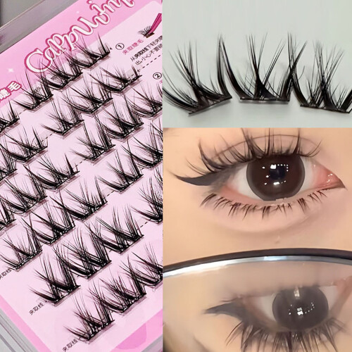 (01#) Glue-free Cosplay Eyelash Clusters 2