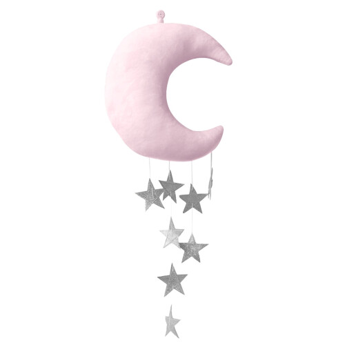 Painel de parede com lua e estrelas para quarto infantil – Decoração para berçário, compatível com quartos de menino/menina/bebê