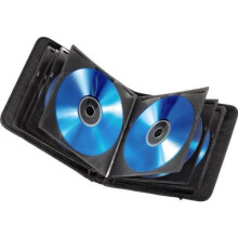 CD-opberghoes - HAMA - 00095606 - Capaciteit 24 schijven - Nylon - Zwart