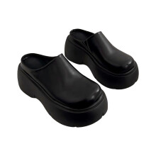 (Black, 39) Women\'s Summer Slide Sandals Thick Sole Comfortable