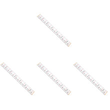 4Stk Baby Wachstumstafel Canvas Mit Baumwollseil Für Kinderwand
