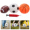 3Ensembles Mini Ballons De Basket Gonflables Multicolores 10