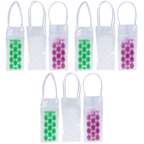 9Pcs Reusable Freezer Bags Double-Sided Bags 2