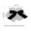(Black Wihte) Elegant Lace Wrist Cuffs with Bow for Wedding 2