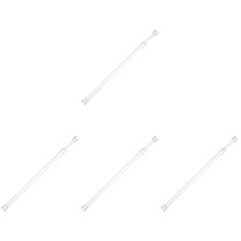 4Pièces Tringles Extensibles En Acier ABS Pour Rideaux Séchage