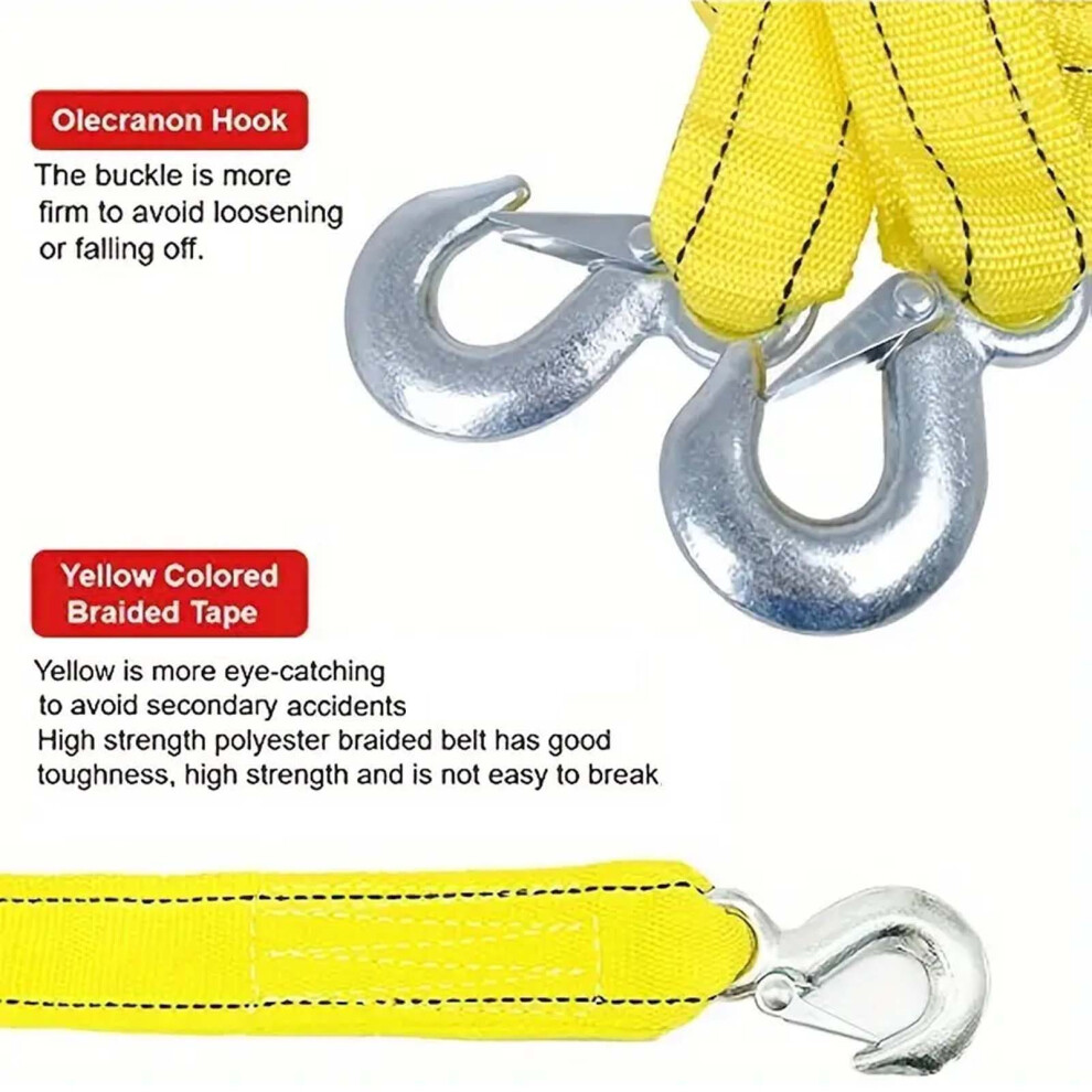 Heavy Duty Nylon Tow Strap For Trucks 6253032937613