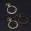 5x Round Blank Frame Tray Pendant Uv Resin Open Back Bezel Setting W/ Loop Diy 4