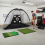 (3 meters black, 4 hole set 1) Durable Golf Practice Net with Stable Frame 4