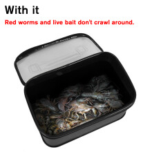 (Black, Large, medium and small suits) 3PCS EVA Fishing Bucket Set for Camping & Fishing