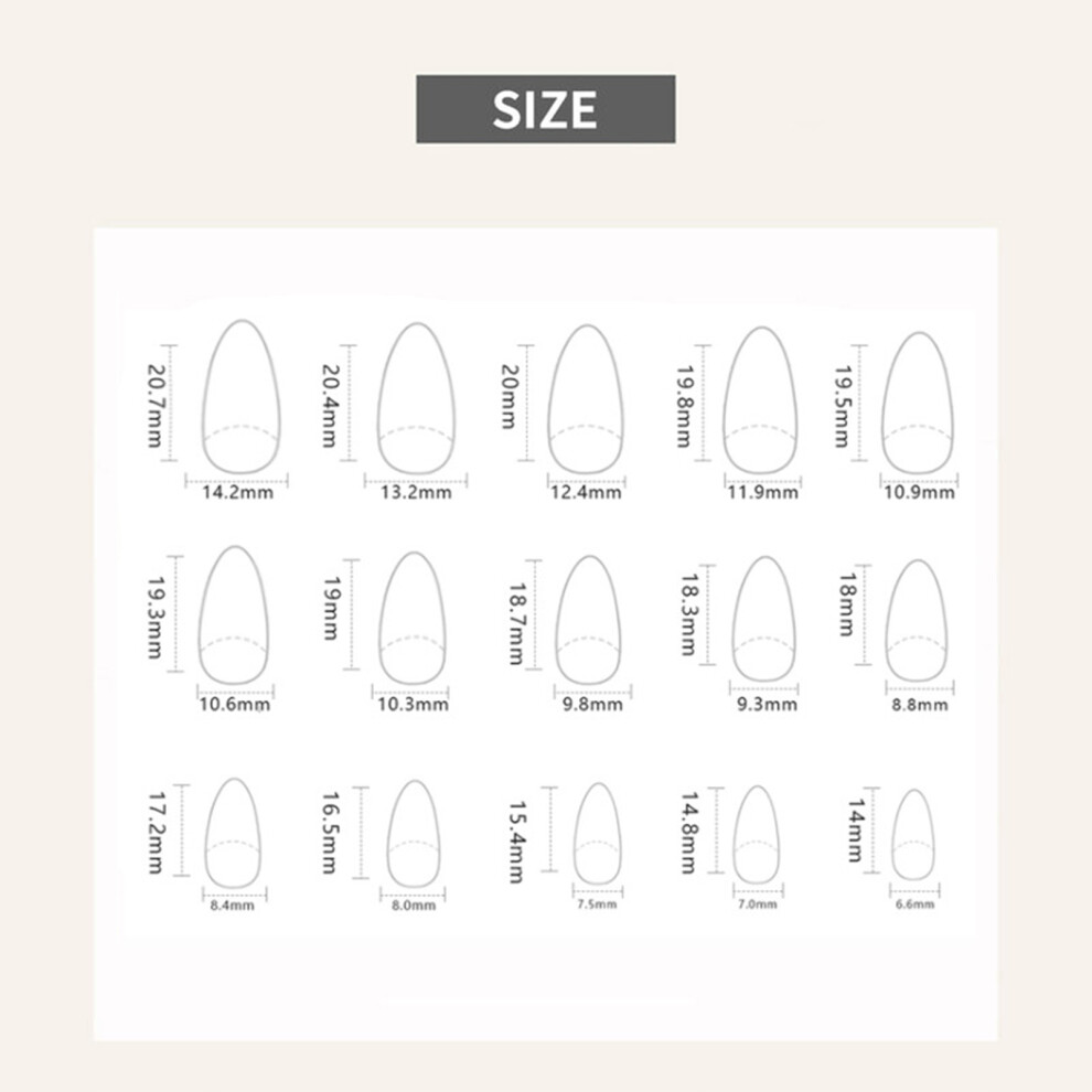 Dachuang Beauty Cat Eye Resin Nail Tips, Smooth Edge Diy