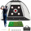 (3 meters black, 4 hole set 1) Durable Golf Practice Net with Stable Frame 1