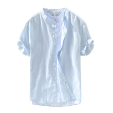 (M) Men\'s Cotton Linen Summer Shirt