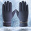 (STYLE 2,NAVY BLUE)Thermal Touch Screen Winter Gloves, Full Suede Leather, Soft and Warm 2