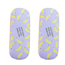(banana) Print Hard Shell Frame Glasses Case Eyeglasses Storage Box Reading Glasses Protector Container Pineapple