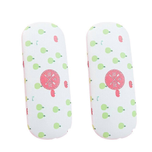 (apple) Print Hard Shell Frame Glasses Case Eyeglasses Storage Box Reading Glasses Protector Container Pineapple