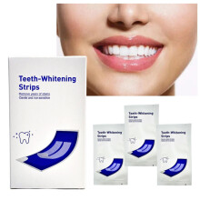 (28 pieces 6% HP) Teeth Whitening Strips with PAP & 6% HP, 14 Pairs, Gentle Stain Removal, Custom Whitening Formula