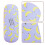 (banana) Print Hard Shell Frame Glasses Case Eyeglasses Storage Box Reading Glasses Protector Container Pineapple 3