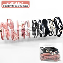 (5) 12PCS Women\'s Hair Ties for Thick Hair