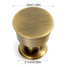 (No. 18) Vintage Bronze Cabinet Knobs - 50 Chars