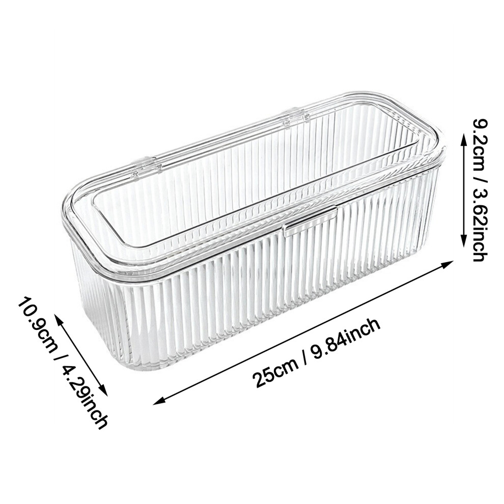 Roc-Electron Clear Plastic Cosmetic Organizer (50 Chars)