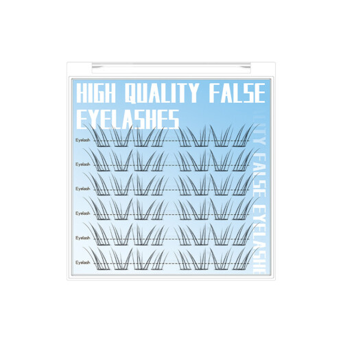 (6 rows) Glue-Free Black False Eyelashes for Daily Wear