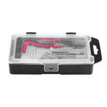 Easy To Use Compatible Hand Tool Set Automotive Thread Repair Stainless Steel Thread Repair Insert Wide Application Damaged Thread Repair Metric