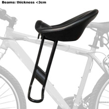 Kids Bike Seat Front Mounted Quick Release Lightweight Portable Comfortable Secure Child Seat Fits Most Adult Bicycles Including Mountain Hybrid Bikes