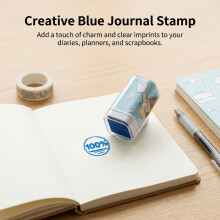 (Blue 100) Light Sensitive Colorful Diary Stamp Tool