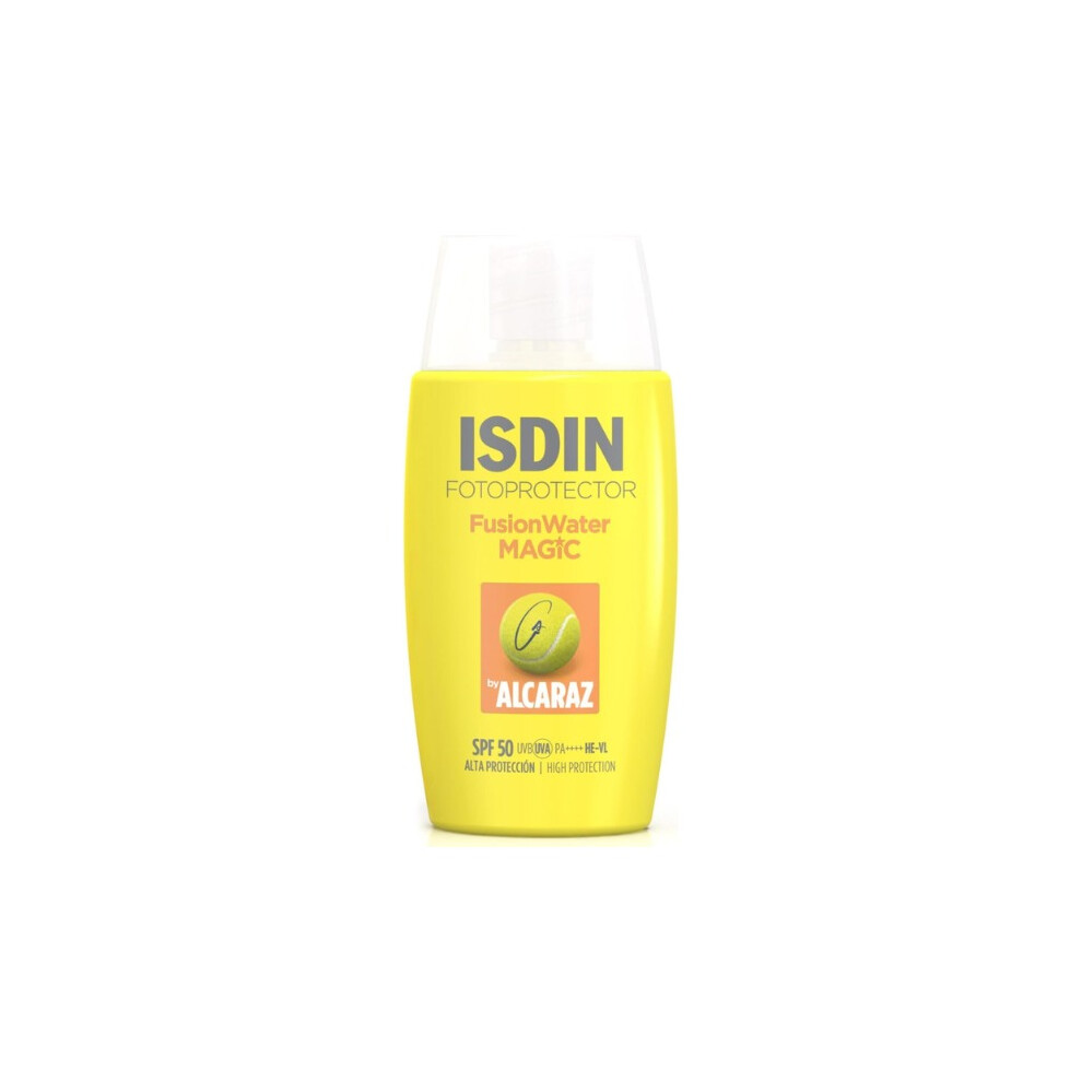 Light Isdin Fotoprotector Fusion Water Magic Alcaraz (Spf50) Weight Sunscreen |Hydrates And Refreshes Skin - 50Ml