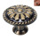 (Bronze brushed wire, 2pcs) Rustic Black Cabinet Knobs with Screws 4