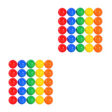 100Pièces Boules Raffle Plastique Réutilisables Multicolores Pour Fête