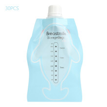 Self Standing Temp-Sensing Discoloration Double Strong Sealing Presterilized BPA Free Breastmilk Storing Bags Milk Freezer Storage No-Leak