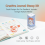 (Orange airplane) Light Sensitive Colorful Diary Stamp Tool 4