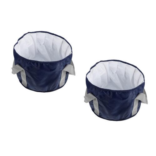 2Pièces Bassin Multiusage Bain Pieds Voyage 2