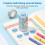 (Blue 100) Light Sensitive Colorful Diary Stamp Tool 4