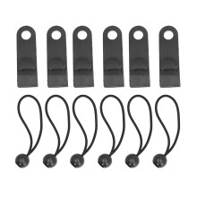 Curele elastice rezistente la intemperii cu buclă elastică pentru prelată, pentru cort de camping, cordon elastic cu bile cu șuruburi spiralate