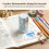 (Blue 100) Light Sensitive Colorful Diary Stamp Tool 5