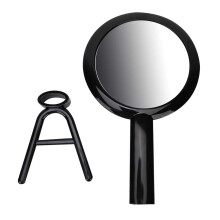 Travel Mirror with Double Sided Magnifying Mirror for Makeup, Handheld Mirror Featuring Optical Glass, 360Degree Rotation Portable Lightweight