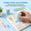 (Blue 100) Light Sensitive Colorful Diary Stamp Tool 6
