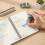 (Blue 100) Light Sensitive Colorful Diary Stamp Tool 8