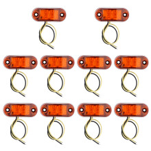 Turn Signal Lamp LED Side Marker Light Trailer Replacement Light Fully Enclosed Circuit Super Bright Waterproof Low Power Consumption Universal Fit