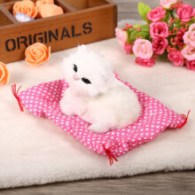 Muñeco de peluche de gatito, juguete de gatito con sonido, súper lindo, mini gatito sentado con sonido, juguetes de peluche de gatos, muñeco,
