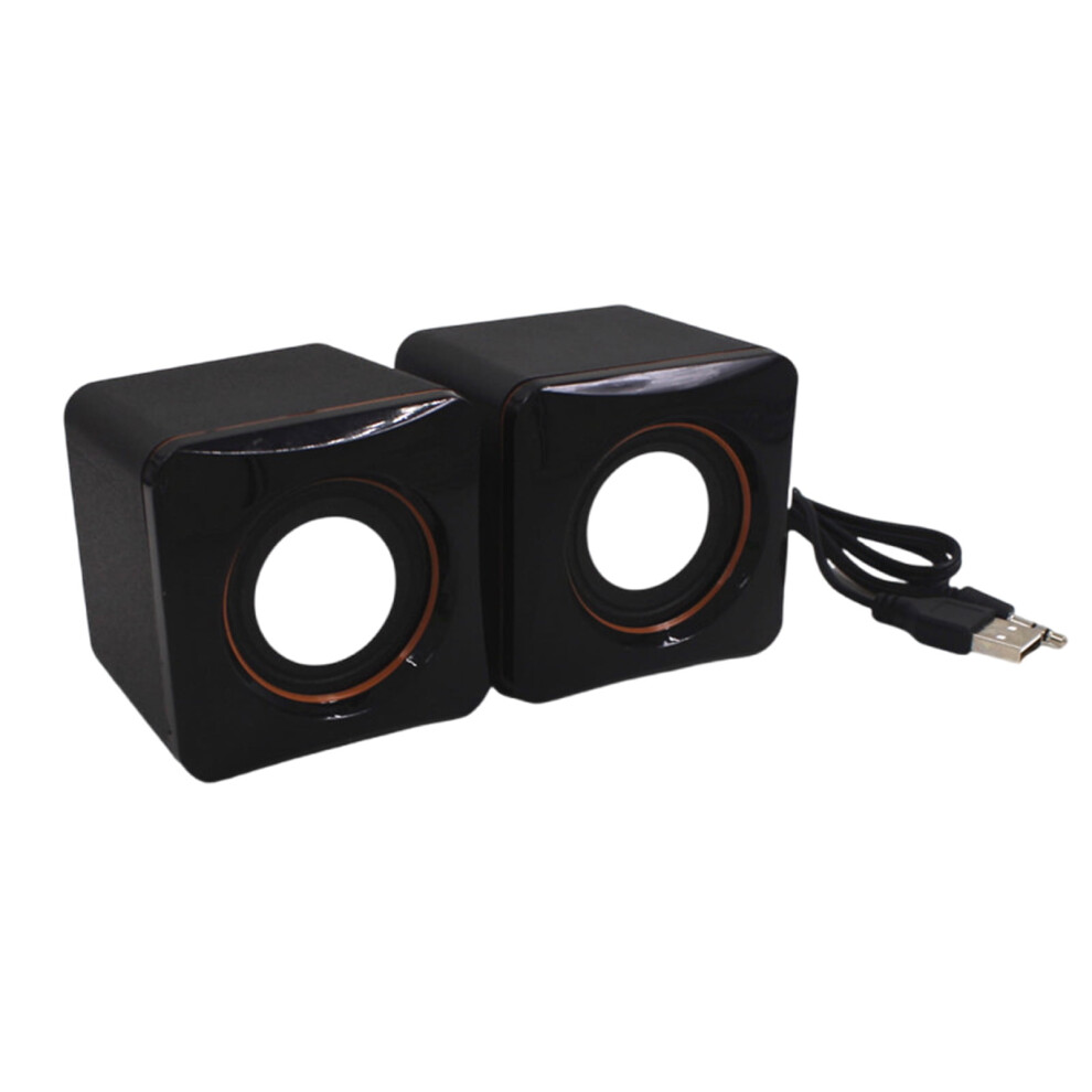 101Z Mini Usb Computer Speaker Set Small Music Loudspeaker External Speaker For Desktop Computer Notebook Entertainment 9358459357635