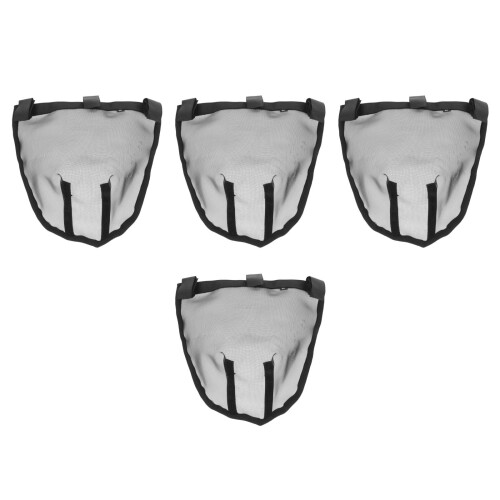 4Pièces Accessoire Nez Mesh Noir Confortable Anti-Mouches 2