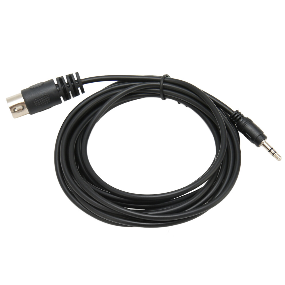 Audio Cable7pin Din Male To3.5mm Male Plated Connectors Superior Audio High Quality Copper Reducing Em Rf Interference For Studio And Live Gold 9357860364065