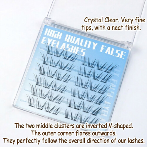 (6 rows) Glue-Free Black False Eyelashes for Daily Wear 2