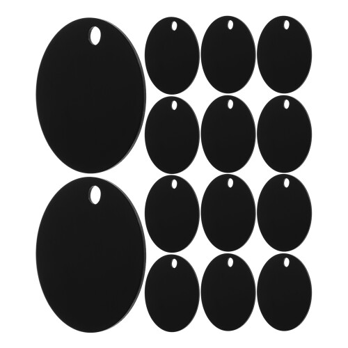 100Pièces Tags Ronds Aluminium DIY Baptême Pour Animaux 2