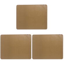3Sets Fire Resistant Mat Camping Fireproof Blanket Silicone Fiberglass