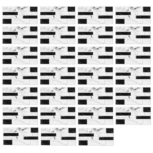 Αυτοκόλλητο πλακιδίων backsplash αδιάβροχο αυτοκόλλητο βινύλιο peel and stick ρεαλιστικό