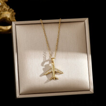 Nieuwe ketting met klavertje vier van titaniumstaal - Trendy en stijlvolle, op Instagram geïnspireerde, kleurechte sleutelbeenketting voor vrouwen